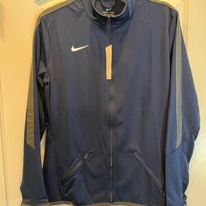Nike Men or Women’s Navy and Gray Dri-Fit Track Jacket NEW